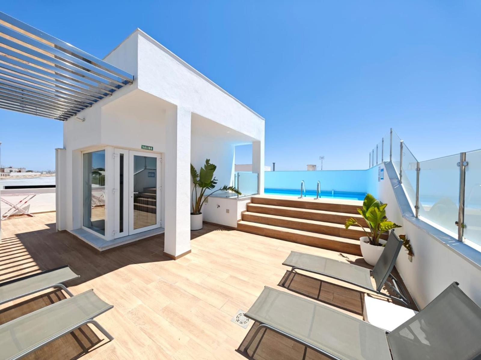 Apartamento Nuevo En Planta Baja A Con Piscina Y Solarium Barbate Exteriér fotografie