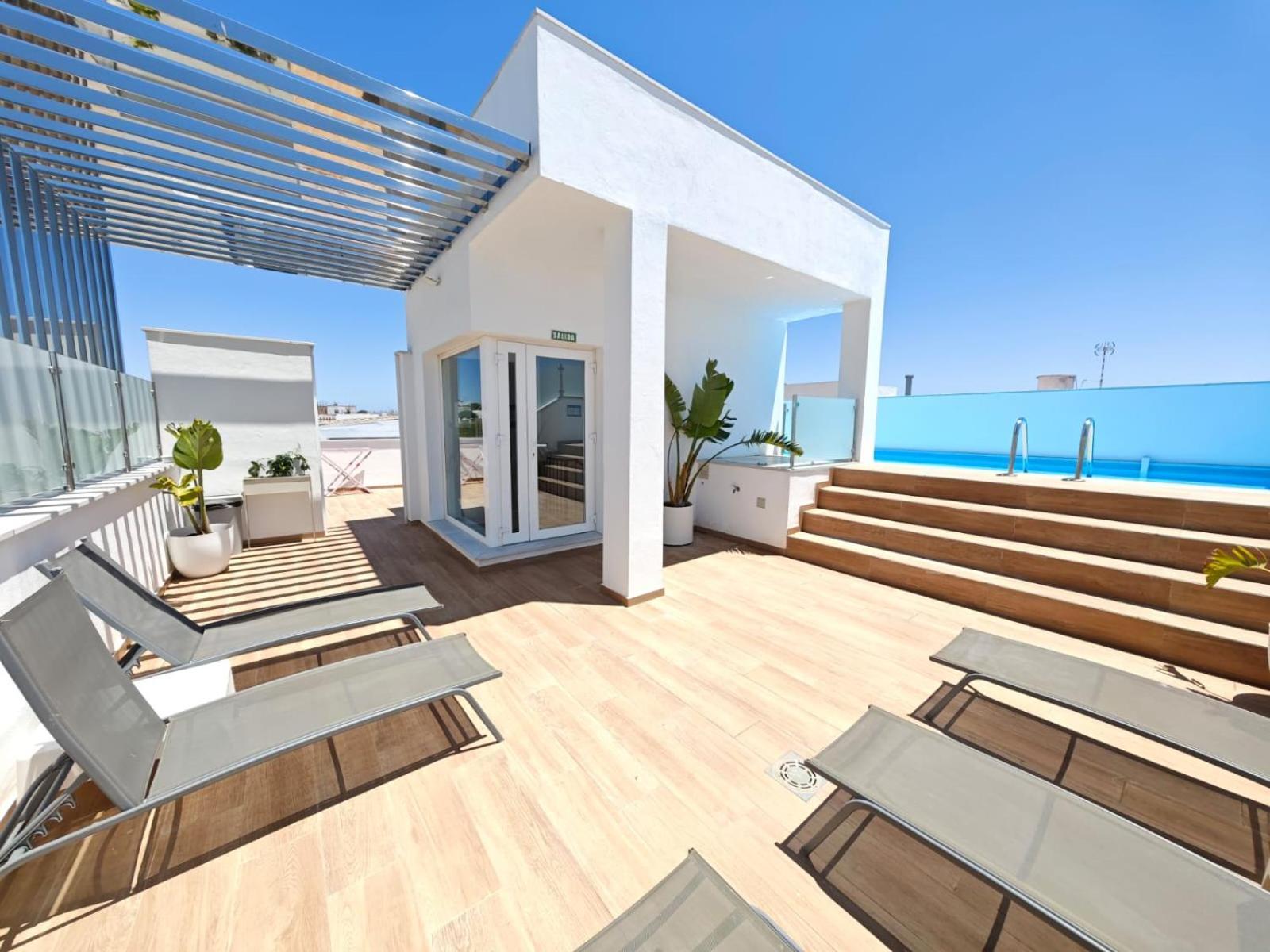 Apartamento Nuevo En Planta Baja A Con Piscina Y Solarium Barbate Exteriér fotografie